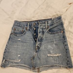 Levi's Classic Blue Denim Skirt